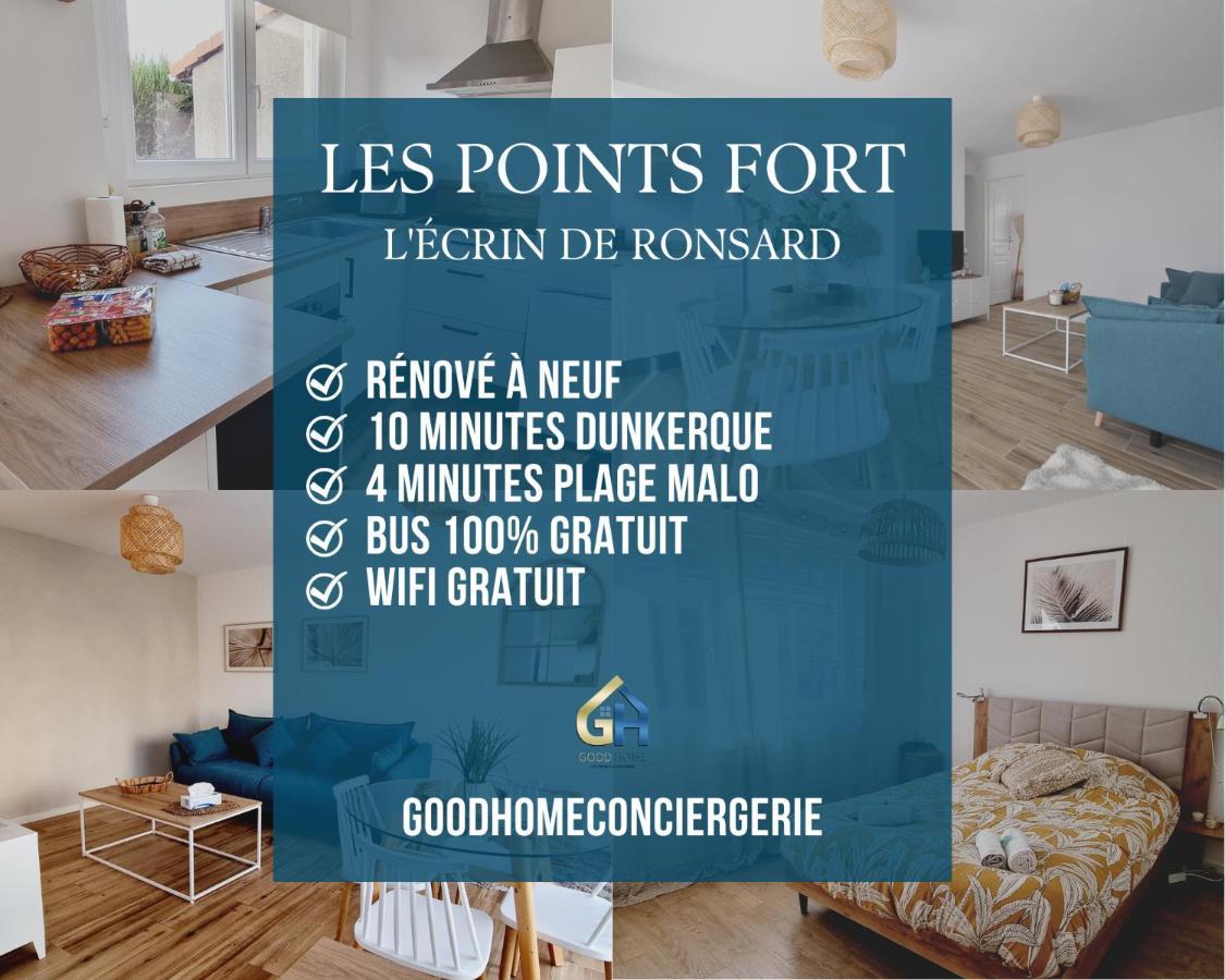 *L'Ecrin De Ronsard*Plage & Centre-Ville Dunkirk Eksteriør billede